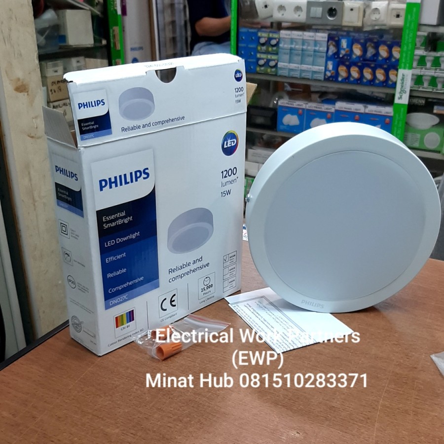 SALE MURAH  DOWNLIGHT OUTBOW LED PHILIPS 15 WATT 1200 LUMEN DN027C