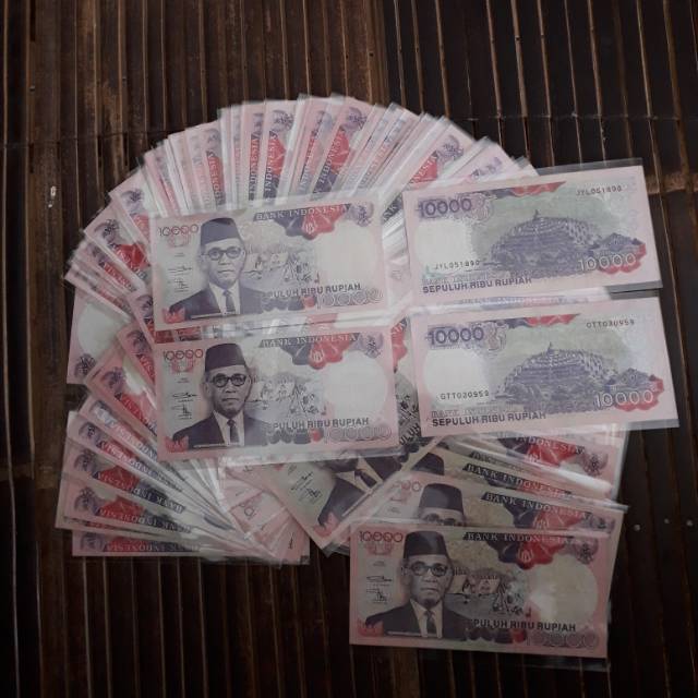 Uang kuno 10000 hamengkubuwono 1992