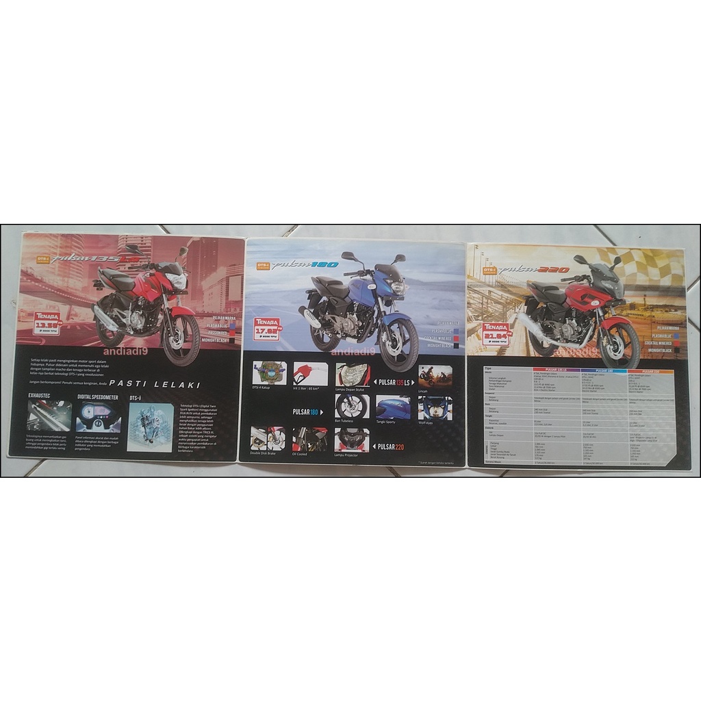 BROSUR SEPEDA MOTOR BAJAJ PULSAR