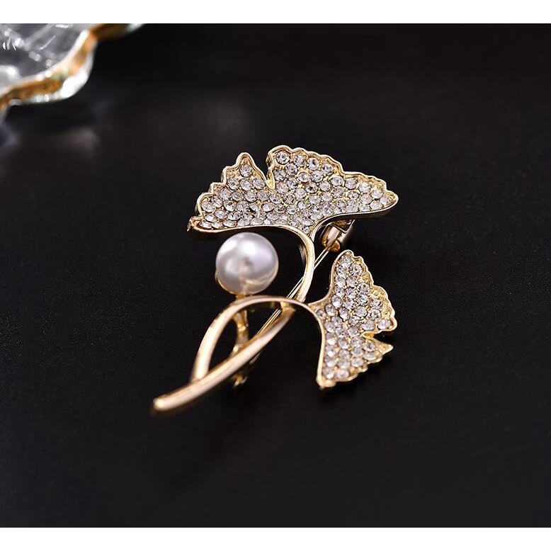 Bros Bentuk Kupu Candy Jewelry Pearl Brooch Pins bros lucu Wanita Korean Fashion Style