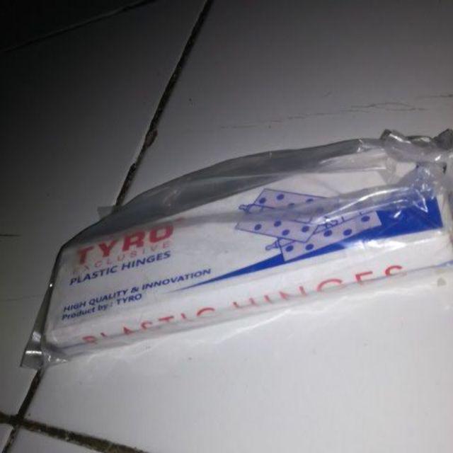 Engsel Pintu Pvc Kamar Mandi 4 Inch Plastik Putih Coklat