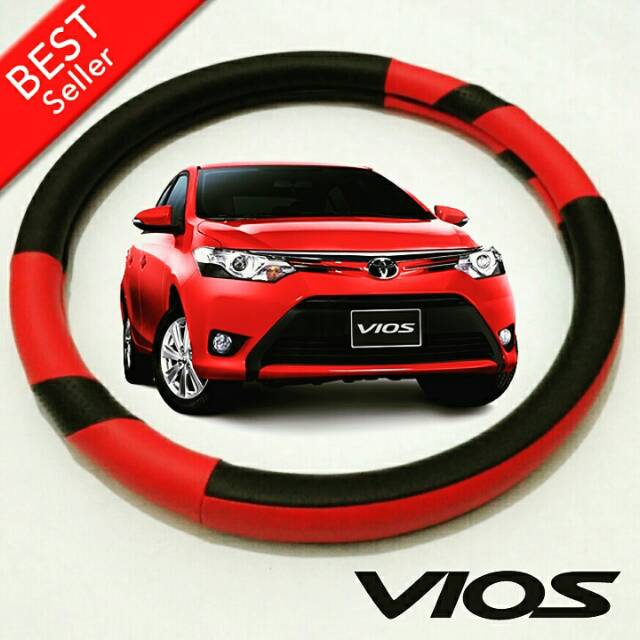 Cover stir mobil toyota vios merah