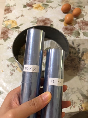 Plastik Mika Pinggiran Cake Tinggi X Lebar/ 15cm X 2meter