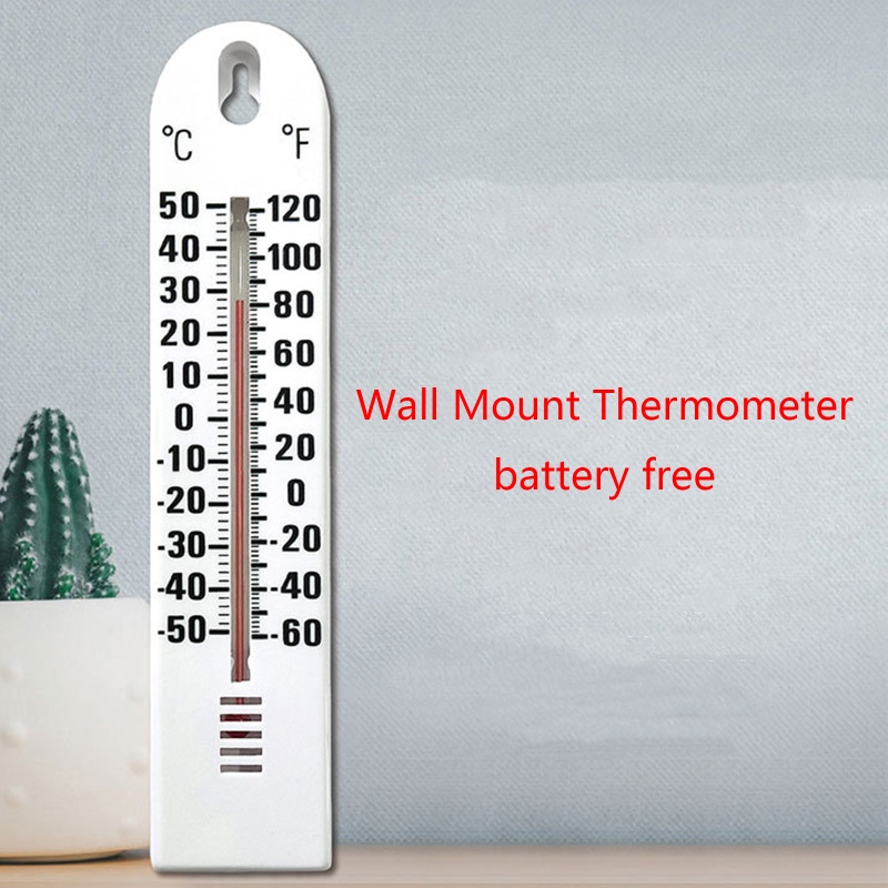 Termometer Dinding Klasik Dengan Monitor Suhu - 50-50℃/-60-120° Dekorasi Rumah / Taman / Kantor