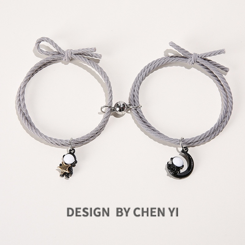 2PC GELANG COUPLE MAGNET ASTRONOT PASANGAN PERSAHABATAN