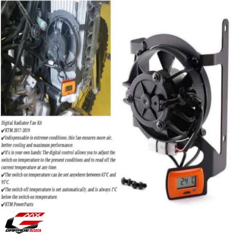 Jual RADIATOR FAN KIT DIGITAL ORIGINAL KTM POWERPARTS . KIPAS RADIATOR