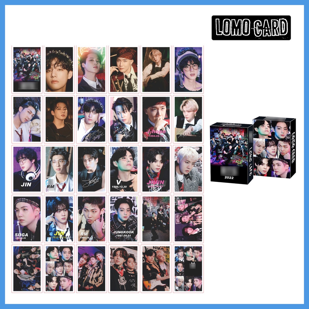 30pcs / Kotak Kartu LOMO Foto BTS 2022 SEASONS