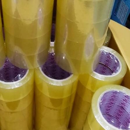 

lakban murah kualitas premium 48mm x 100 yard / 1 slop isi 6roll - bening
