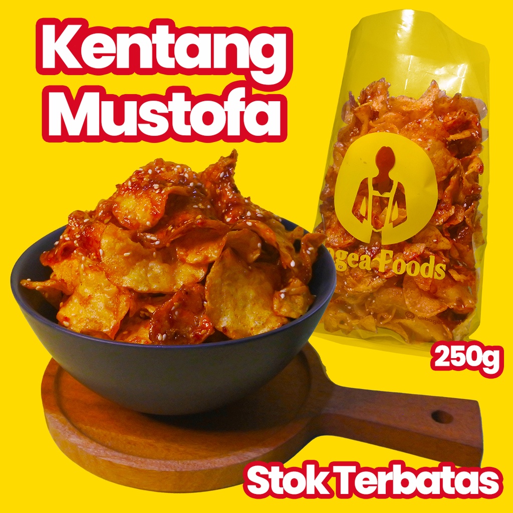 

Bagea Foods Kentang Mustofa Kering Kentang original 250gr cemilan dan lauk praktis