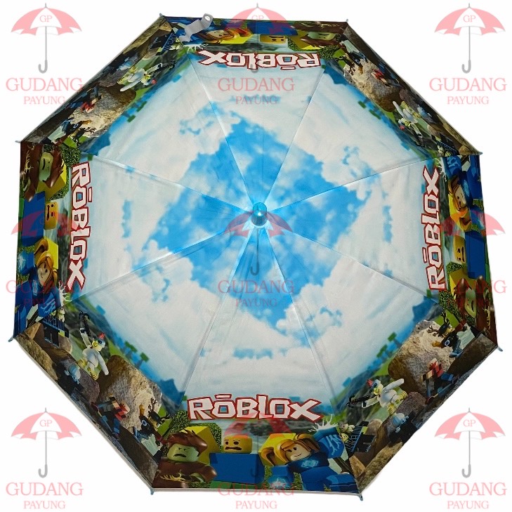 Payung Anak Karakter PVC Motif Roblox