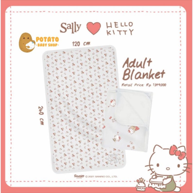 Friends of Sally - Baby &amp; Adult Blanket Ori &amp; Hello Kitty