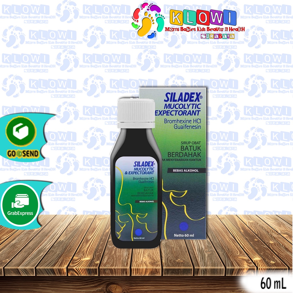 Siladex Mucolytic &amp; Expectorant Sirup 60ml / Batuk Berdahak