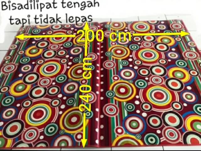 KARPET SPONS / TIKAR EKSTRA JUMBO / UKURAN PANJANG 240CM LEBAR 200CM