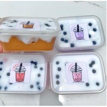 【rPX】MAINAN SLIME BROWN SUGAR / BOBA SLIME 200GR / BOBA TARO / BOBA MILK TEA / BOBA STRAWBERRY / BOB