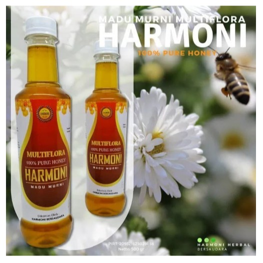 

Madu Murni Multiflora Harmoni 500 gr