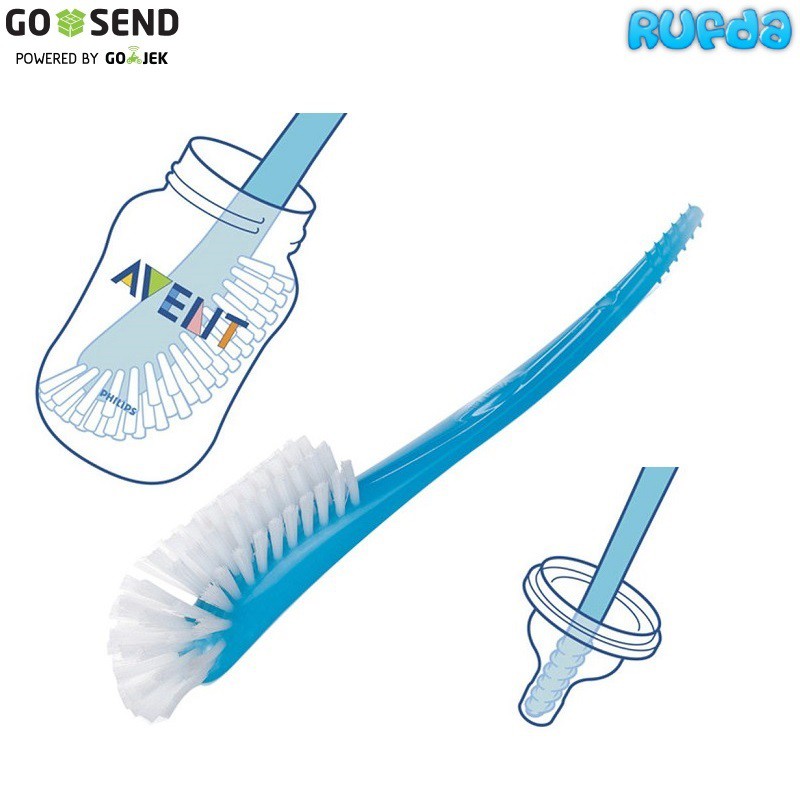 Philips Avent Teat &amp; Bottle Brush General, Sikat Botol Dan Dot