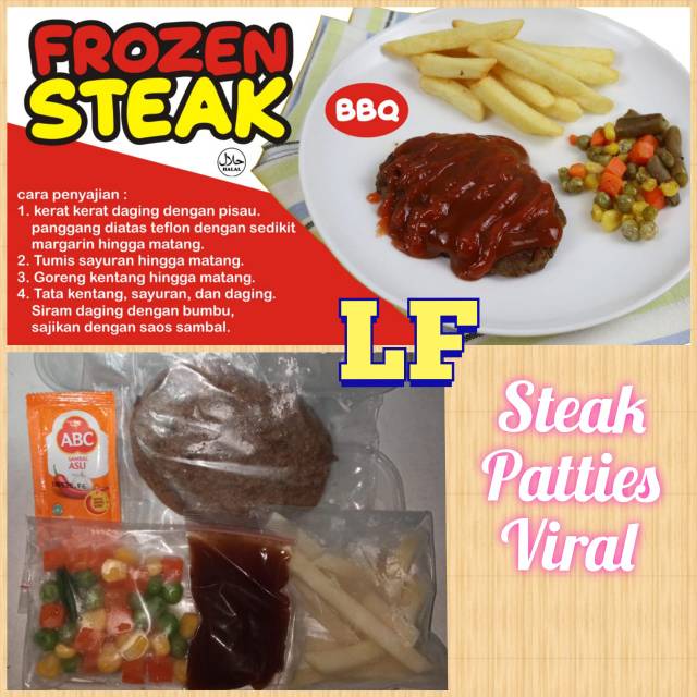Beef steak patties Viral