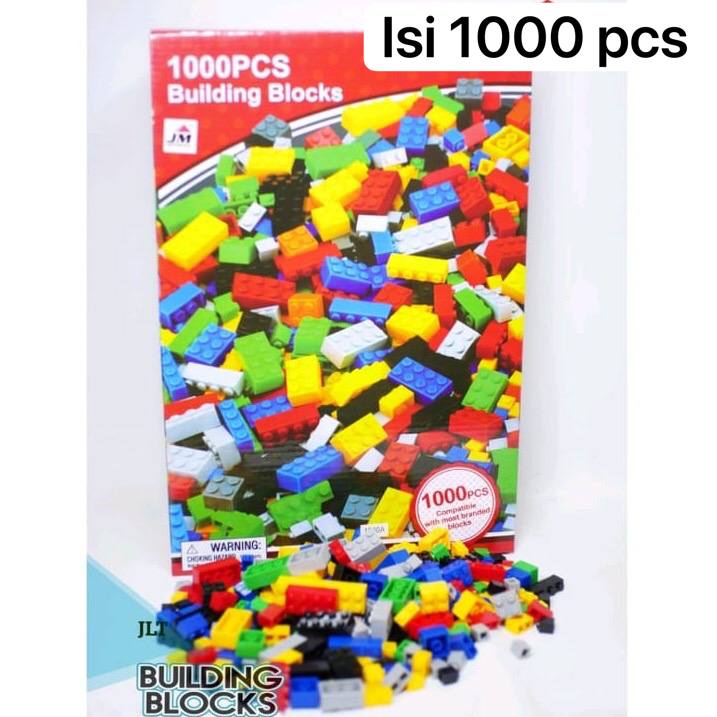 Puzzle Block Lego Susun Isi 1000 dan 500pcs #IsiTerbanyak