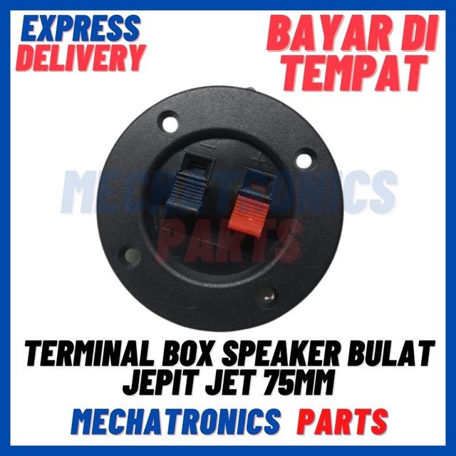 [DEV-9222] TERMINAL BOX SPEAKER BULAT JEPIT JET 75MM