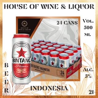 Jual bir bintang can jumbo 500 ml 1 dus isi 24 can bintang kaleng