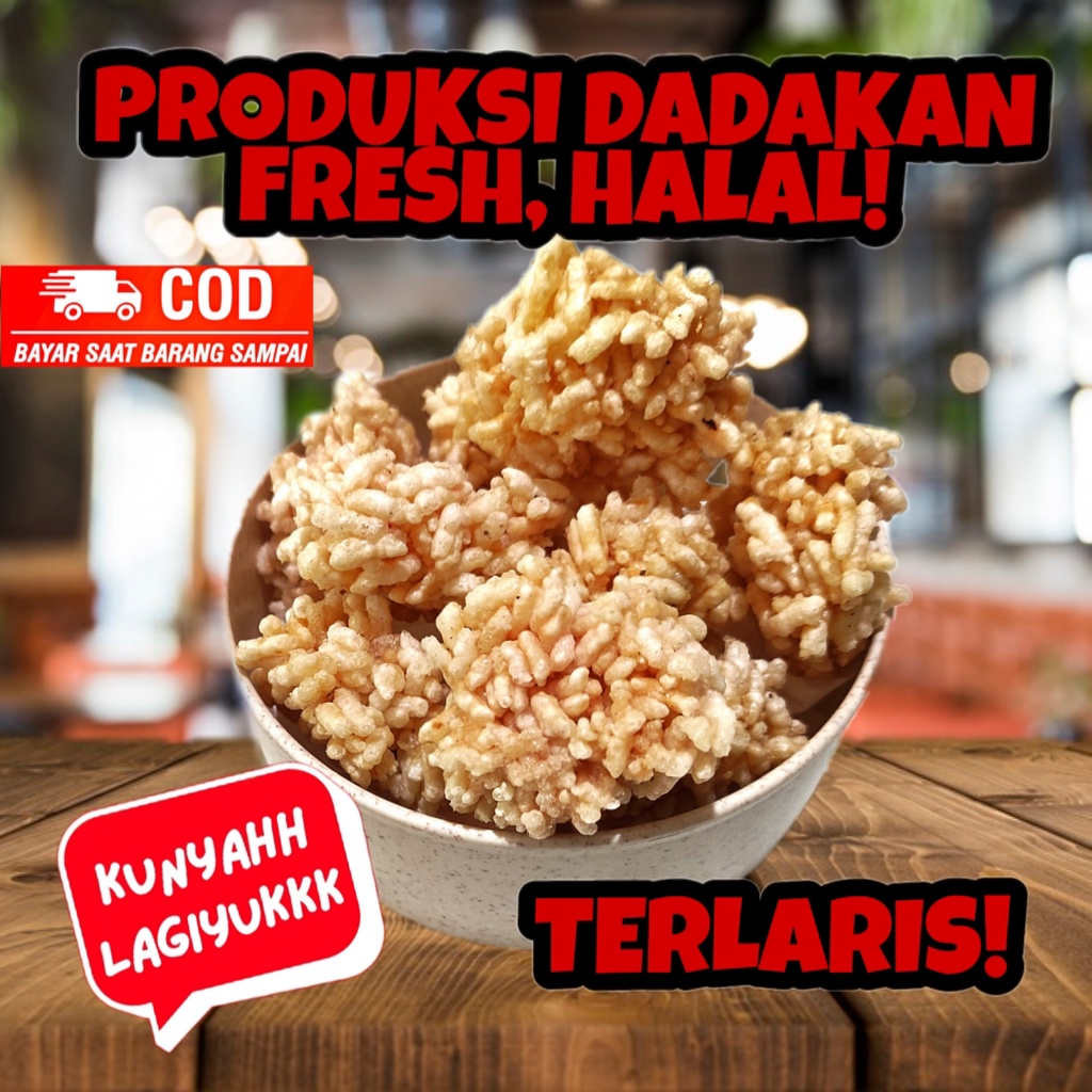 

Rengginang mini matang original terasi enak gurih