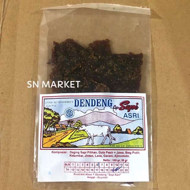 

Dendeng Sapi Cap Asri 100 gr