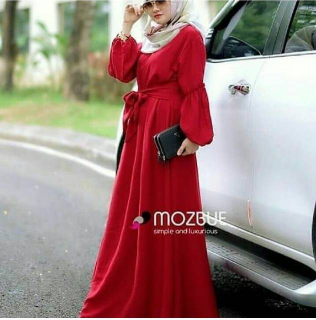 gamis syari / gamis / dres / gamis murah Busana muslim dress mozbue simple brenda luxsourious busui