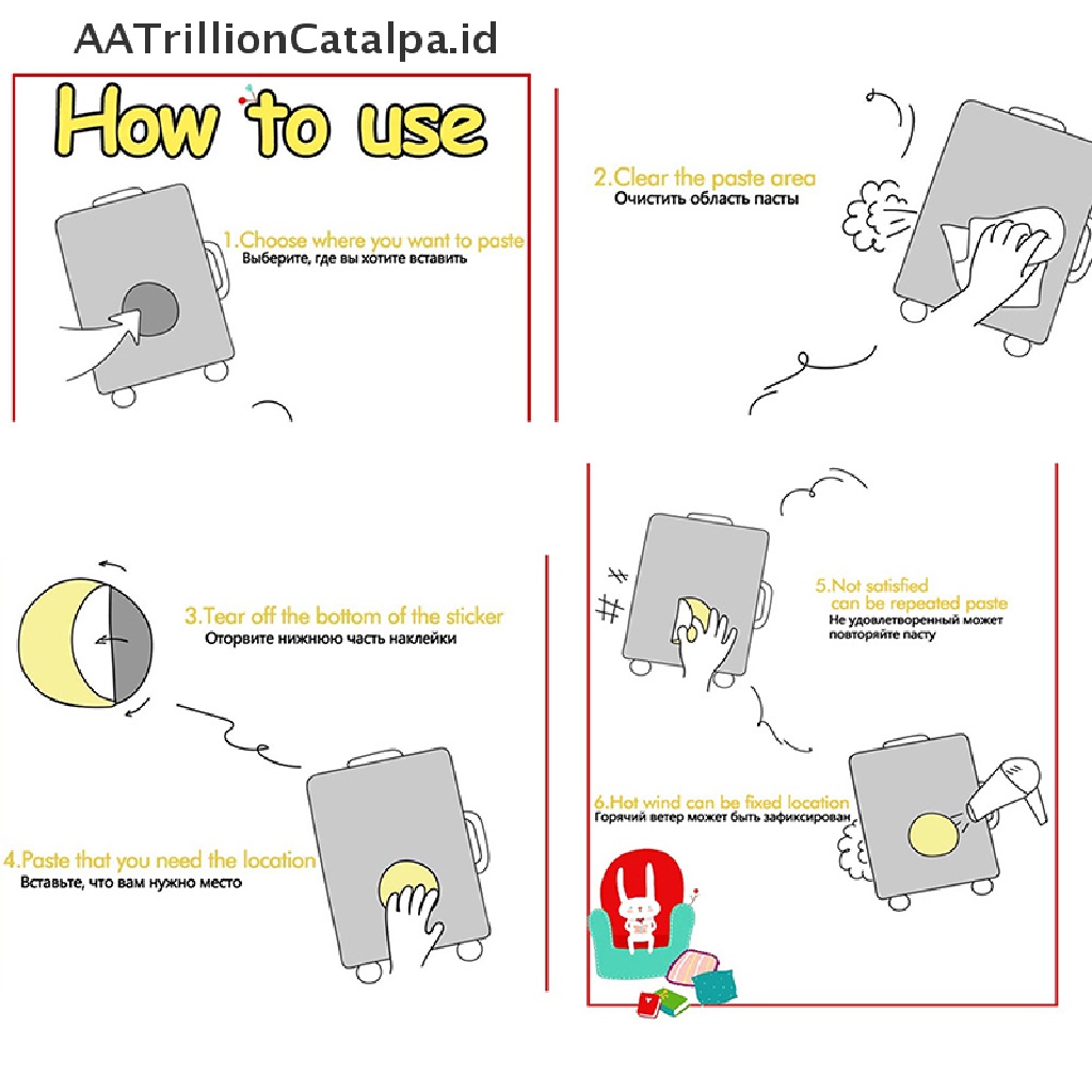 Aatrillioncatalpa 50pcsset Stiker Graffiti Kartun Autis Untuk Sepeda