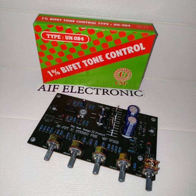 Kit Tone Control BIFET UN-084 stereo