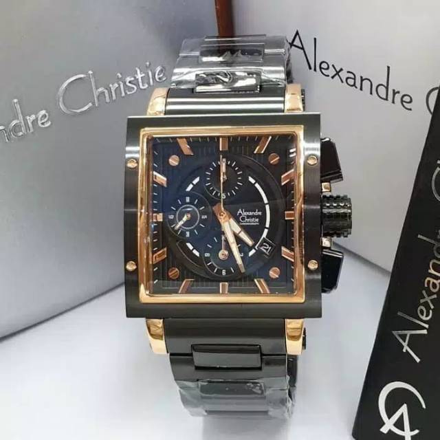 Jam tangan pria ALEXANDER CHRISTIE AC 6182 MC original