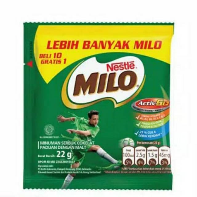 

Nestle Milo Active Go 22gr