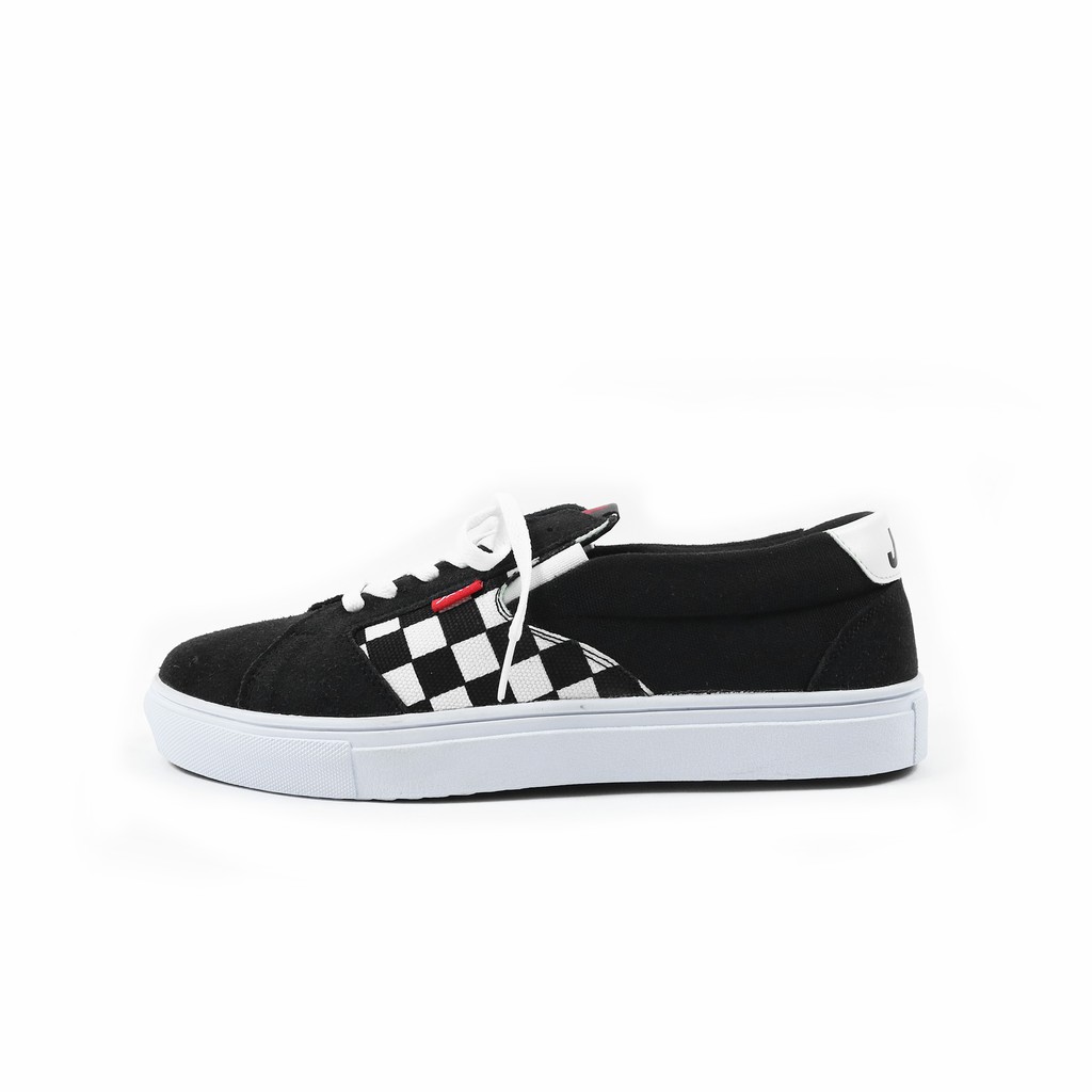 JRVS FOOTWEAR - Volta Black White Checkerboard - Sepatu Lokal