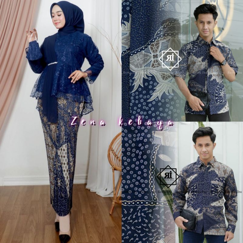 COUPLE KEBAYA SELENDANG COUPLE KEBAYA TUNANGAN KEBAYA MODERN KEMEJA BATIK COWOK