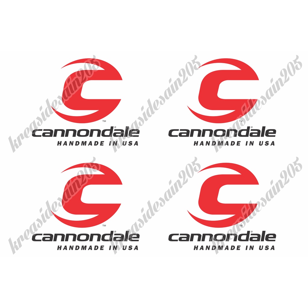 cannondale bike /sepeda cannondale / stiker cannondale /stiker anti air