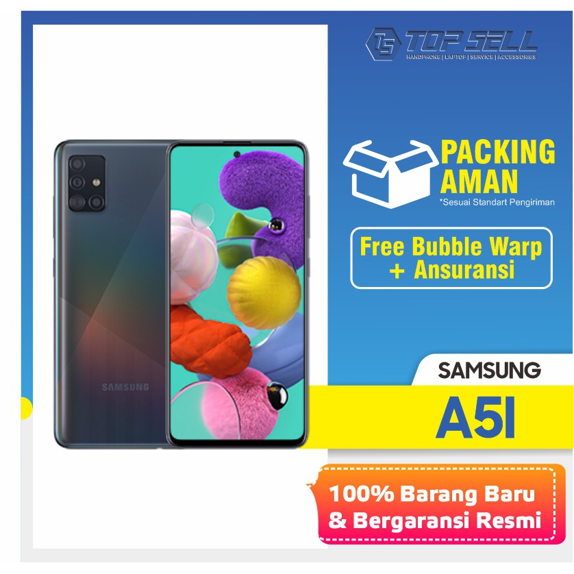 Hp Samsung A51 6 128gb 8 128gb Garansi Resmi Terlaris Shopee Indonesia