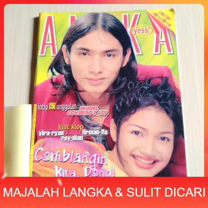 Majalah ANEKA YESS No.20 Okt 1999 ROBERTINO ENDAH + STICKER Langka