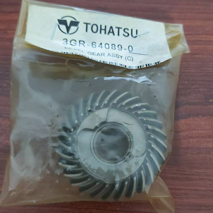 Gigi mundur bevel gear C mesin tempel Tohatsu 4pk 5pk 6pk. Asli.