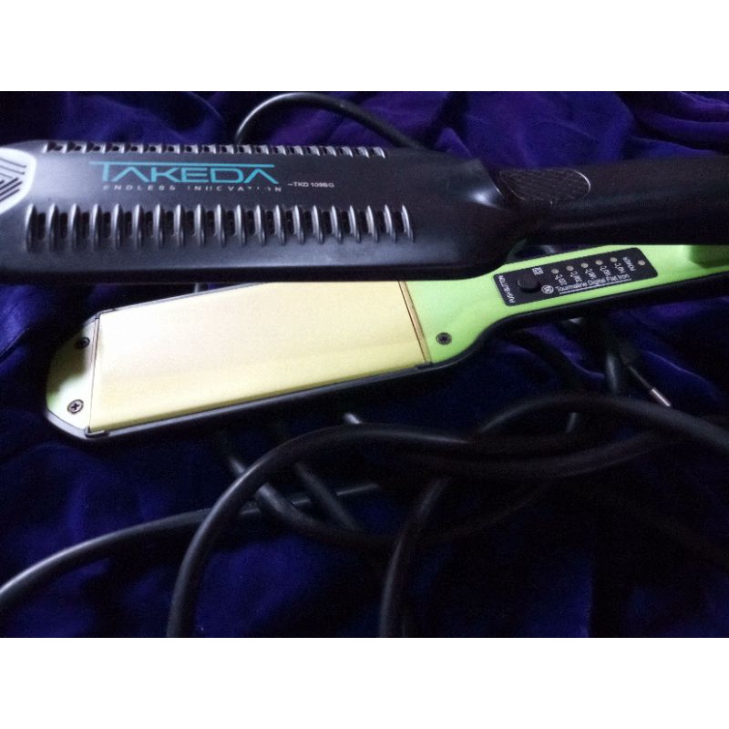 catok rambut takeda 109bg ori ceramic preloved