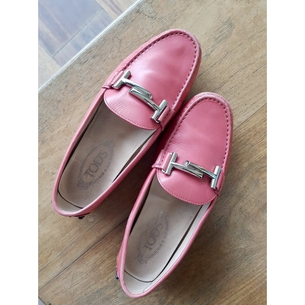 Preloved Red Tods T Loafers