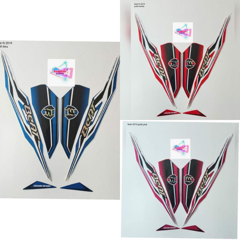 Striping body motor beat Th 2019 termurah