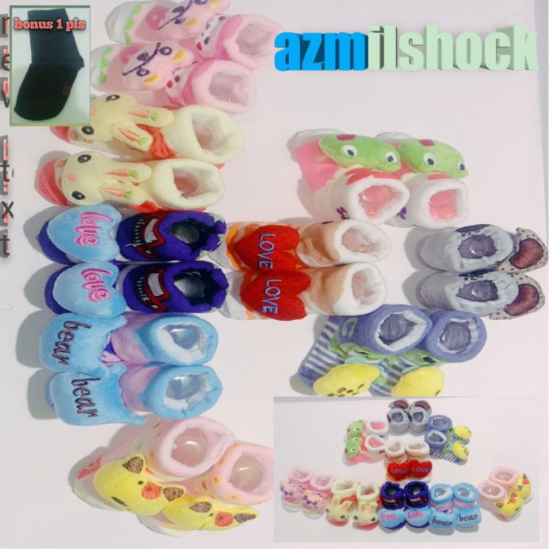 Kaos Kaki Bayi Mika Karakter Boneka 3D