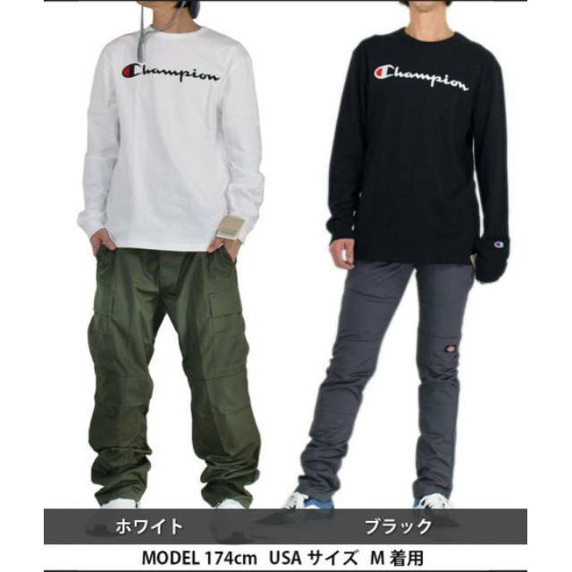original Kaos  Champion  longsleeve bordir Script Tee T 