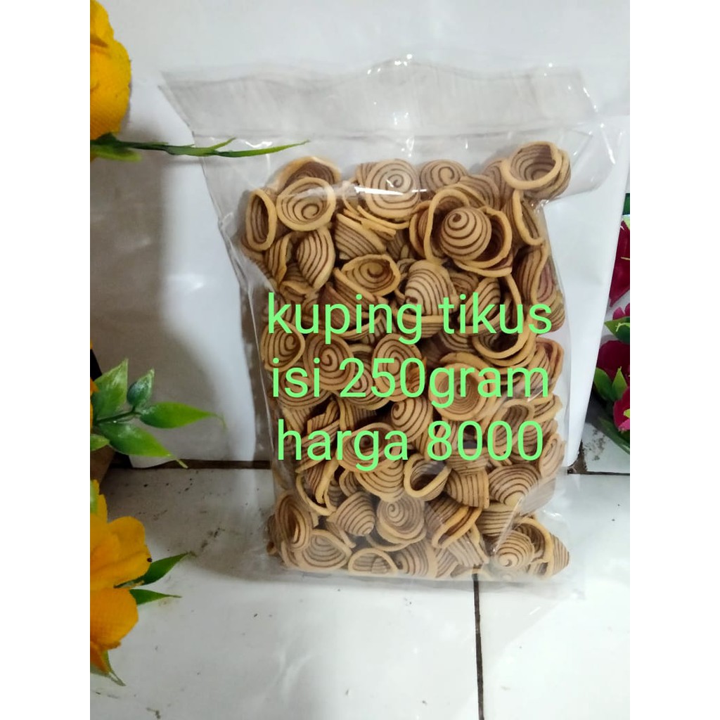 Jual Kuping Tikus Kuping Gajah Mini 250gr Indonesiashopee Indonesia 0972