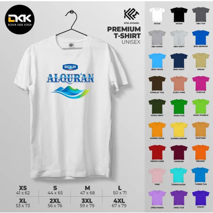 Kaos Baju Plesetan Unik Alquran Premium