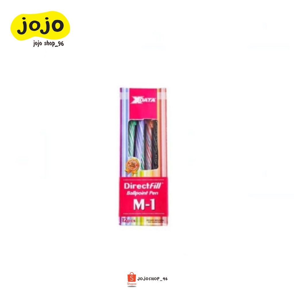 

Ballpoin | Pena | Pulpen X-DATA M-1 Lilin Ulir (12pcs)