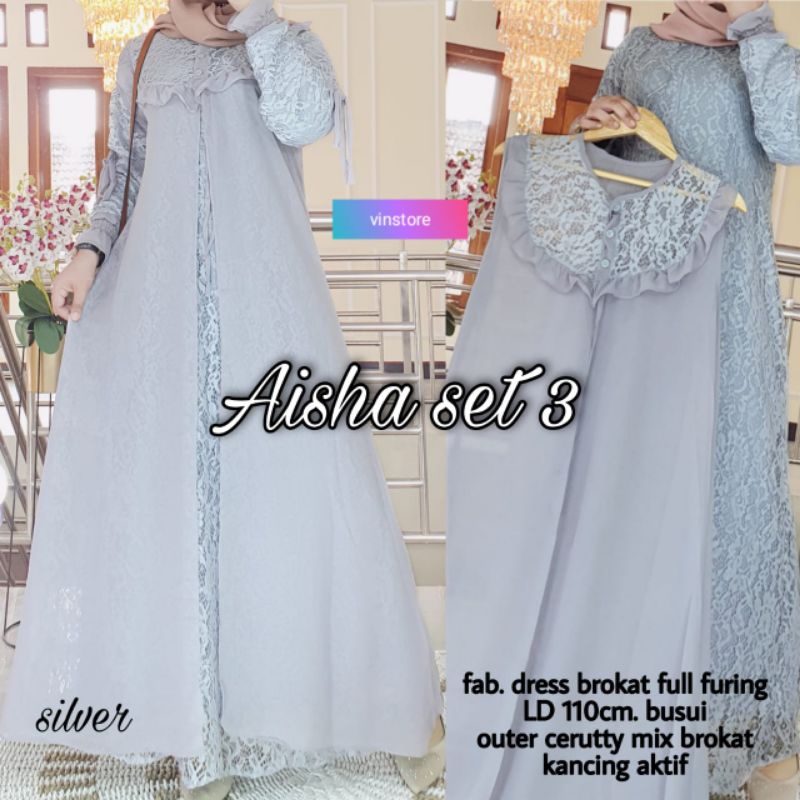 gamis premium / aisha set 3