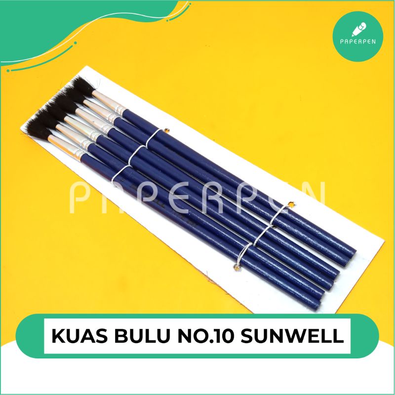 

Kuas Bulu Sunwell No.10/Kuas Lukis Sunwell/Kuas Melukis