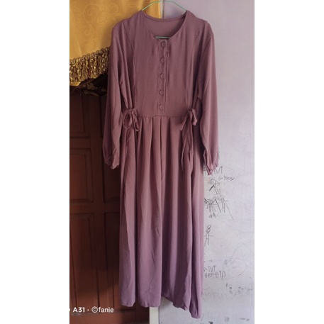 Gamis crinkle import premium