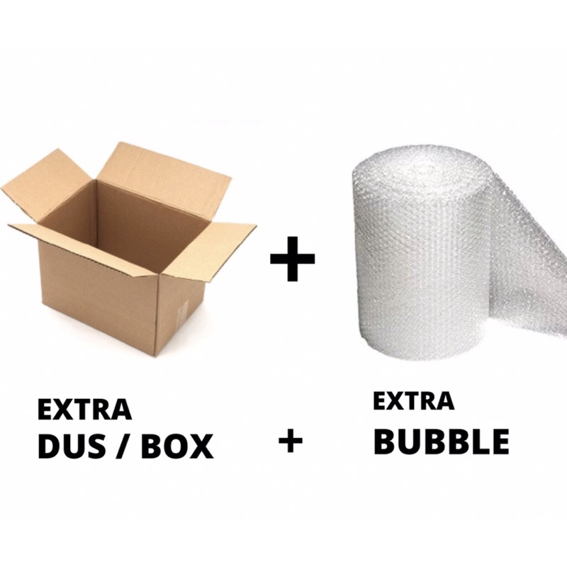 

extra bubble wrap/ tambahan packing