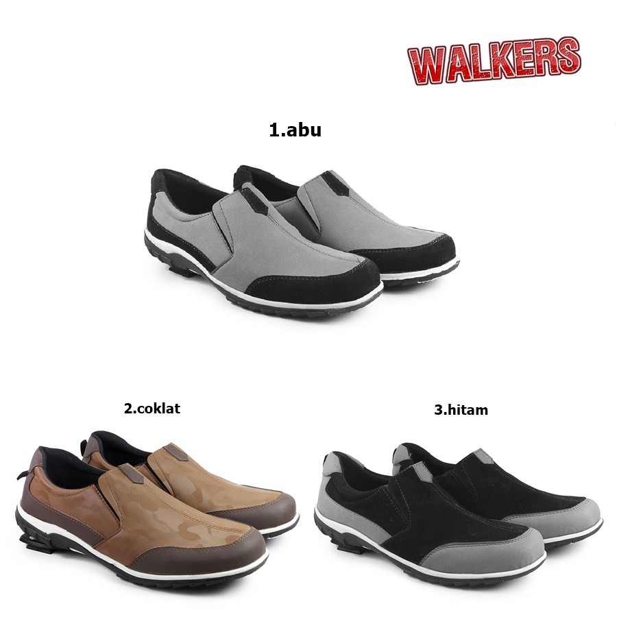 {cod} Sepatu Pria Walkers RYU Kasual Slip On Santai Murah Terlaris